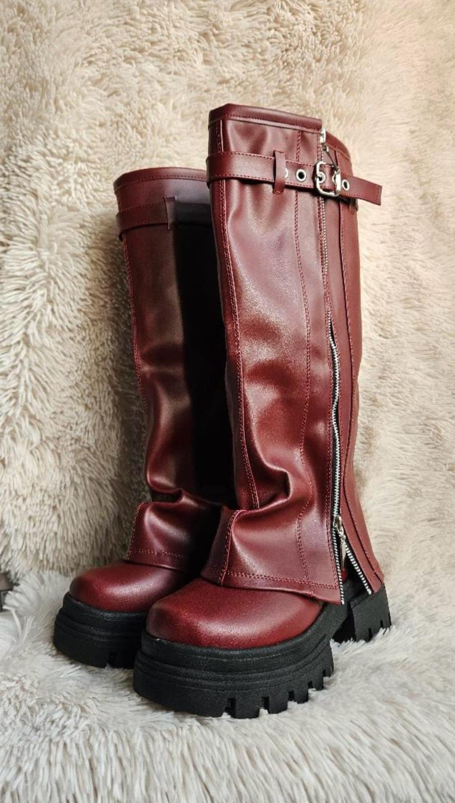 NYOKO 🍷 | Botas Altas Vino