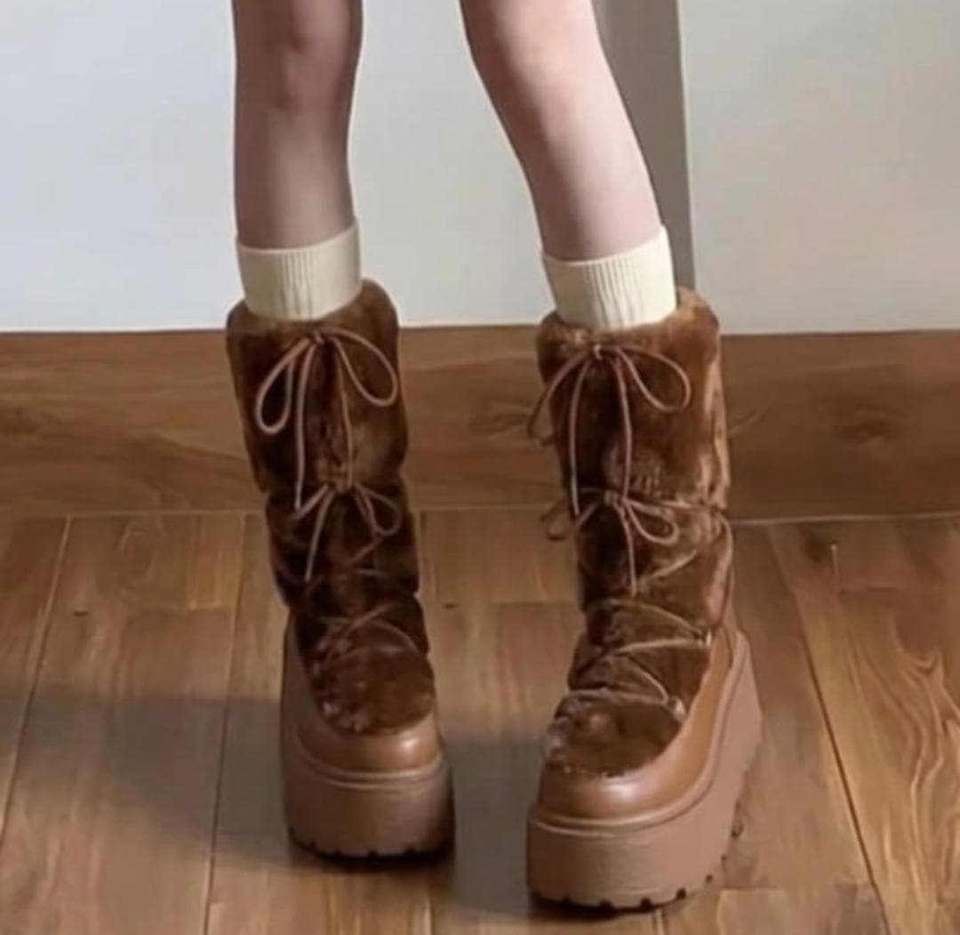 BOTAS PELUCHE MARRÓN 🤎